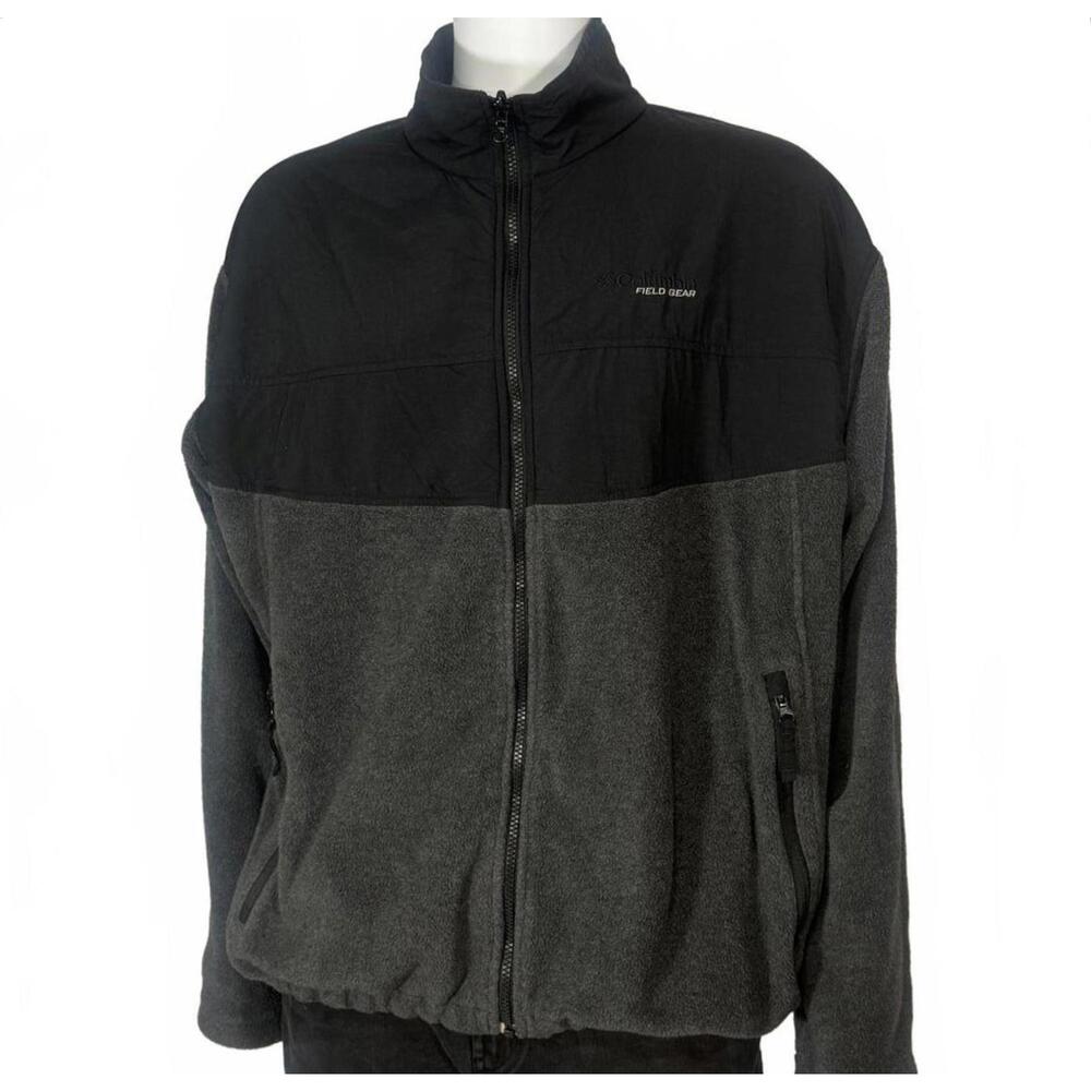 Columbia Men's Field‎ & Stream Black and Gray Fleece Jacket